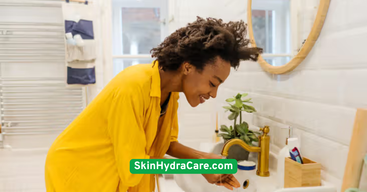 Avoid Hot Water During Cleansing
